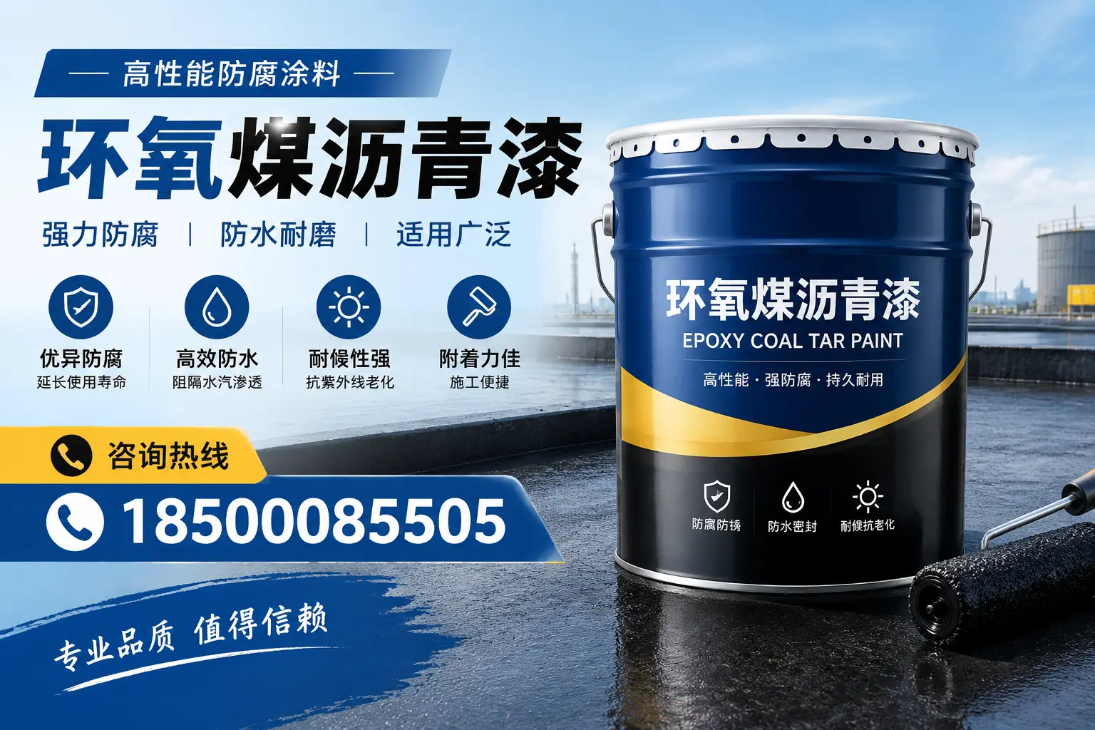 环氧煤沥青漆的主要成分与功能，隆化用户深度了解